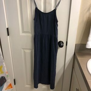 Dusen Dusen for Totokaelo navy silk dress